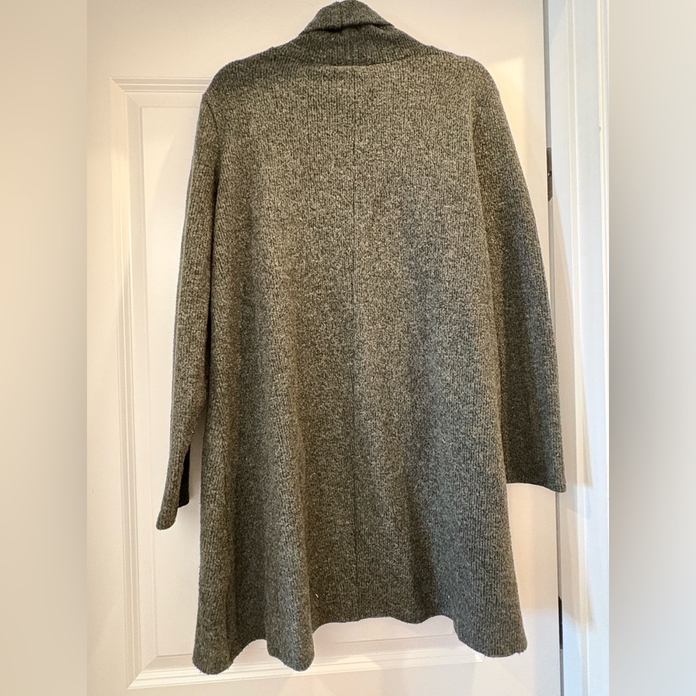 Lulu's Dark Green Turtleneck Sweater Dress (Size XL) - Picture 4 of 5